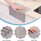 Homaxy 24 Pack Kitchen Dish Cloths, Super Soft and Absorbent Coral Velvet Dish - Image 2