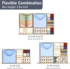 DIMJ Drawer Organizer Clothes, 30 Pack Dresser Organizer, Foldable Closet - Image 4