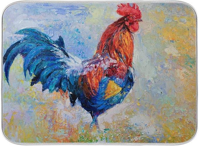Absorbent Dish Drying Mat for Kitchen Counter by BEEPLUS
