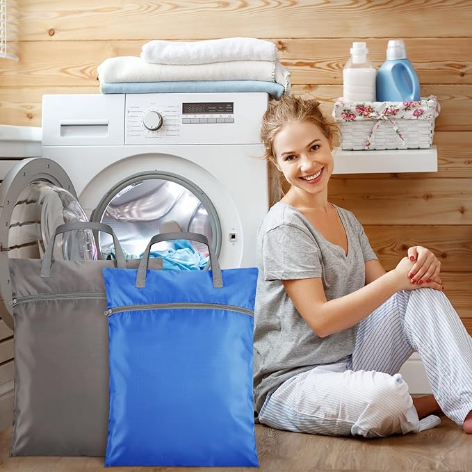 2 Pcs Travel Laundry Bags Waterproof - Image 5