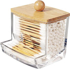 SheeChung 10Oz Acrylic Qtip Holder Dispenser by SheeChung