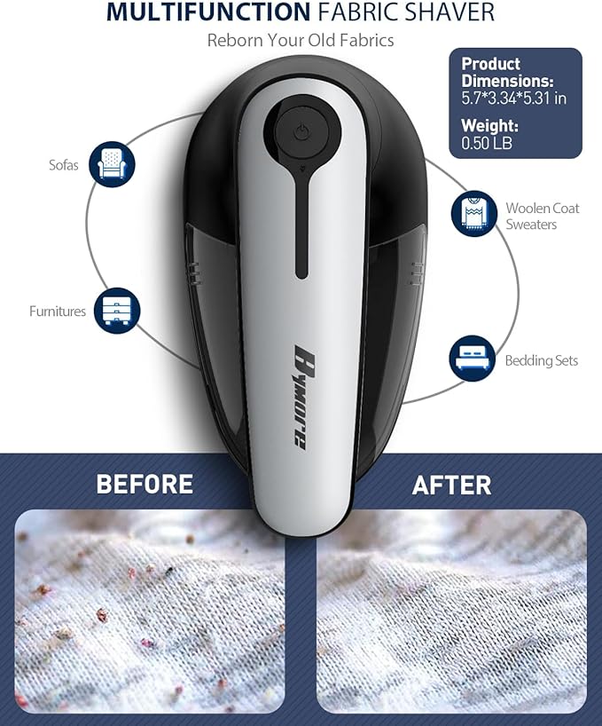 Bymore Fabric Shaver, Lint Shaver - Image 8