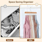 TOPIA HANGER Bra Hanger for Closet, 2 Pack Tank Top Hangers 40 Hooks Capacity - Image 3