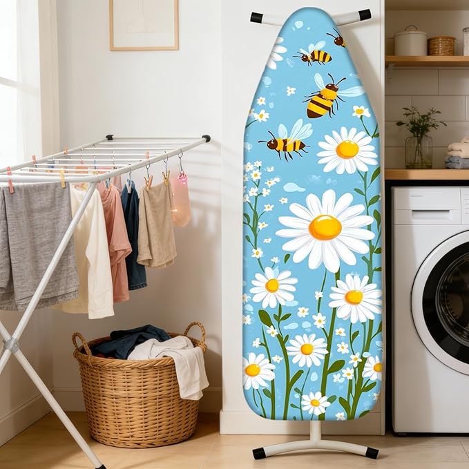 Nuxovilar Ironing Board Cover Needle Cotton 15x54 Inches | Ironing Board Cover - Image 2