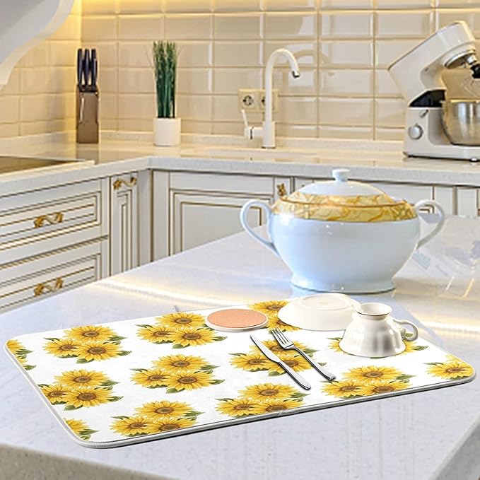 Absorbent Dish Drying Mat for Kitchen Counter - Image 6