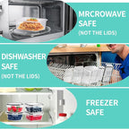 Skroam 72 piece Food Storage Containers Set - Image 5