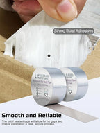 Lichamp Aluminum Butyl Tape, Waterproof Butyl Aluminum Foil Tape 2 inches x - Image 3