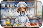 Caroline's Treasures DAC6188DDM American Foxhound The Chef Dish Drying Mat by CarolinesTreasures