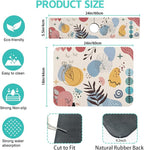 Dish Drying Mat for Kitchen Counter Matt, Super Absorbent Non-slip Rubber Backed - Image 2