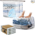 TAILI Cube Vacuum Storage Bags 4 pack, Medium Size, Vacuum Seal Bags by TAILI