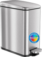 iTouchless 1.32 Gallon / 5 Liter Bathroom Trash Can by iTouchless