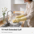 ThxToms 2 Pair Nitrile Dishwashing Cleaning Gloves, - Image 3