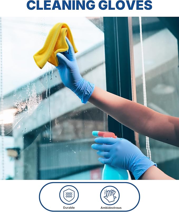 Schneider Vinyl Synthetic Exam Gloves, 4 Mil, Latex Free Disposable Gloves - Image 4