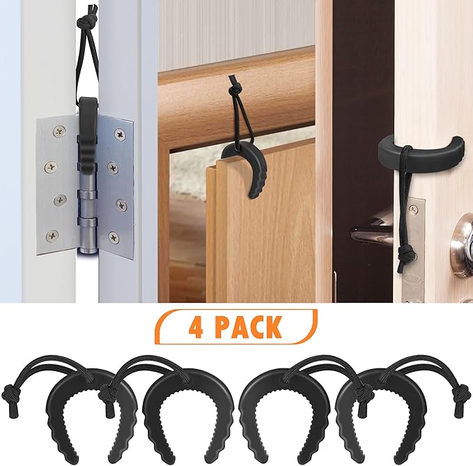 Crosize 4 Pack First Responder Door Stops, Door Jam - Image 6