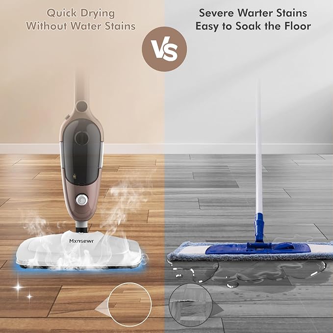 Steam Mop - All-in-one Powerful Handheld Steam Cleaner Detachable Floor Steamer - Image 6
