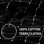Homaxy 100% Cotton Terry Kitchen Towels, Checkered Designed, Soft and Super - Image 2