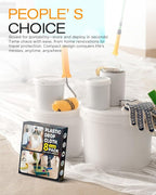 Plastic Drop Cloths for Painting, 9x12 Ft Extra Large Painting Supplies - Image 3
