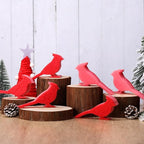 Tioncy 12 Pack Christmas Red Bird Kitchen Sponges Red Cardinal Bulk Dual Sided by Tioncy