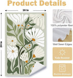 Abstract Boho Floral Kitchen Towels, Colorful Modern Abstract Flower Dish Tea - Image 6