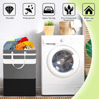 4-Pack Foldable Laundry Basket, Large Laundry Baskets - Image 6