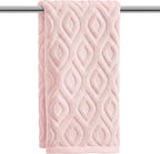 Artoid Mode 1 Pc Pink 3D Diamond Grid Jacquard Hand Towels by ArtoidMode