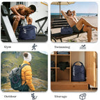 Travel Laundry Bag, Vacuum Compression Dirty Clothes Travel Bag, Waterproof - Image 7