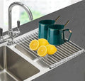 Ahyuan Roll up Dish Drying Rack Over The Sink Kitchen Roll up Sink Drying Rack by Ahyuan
