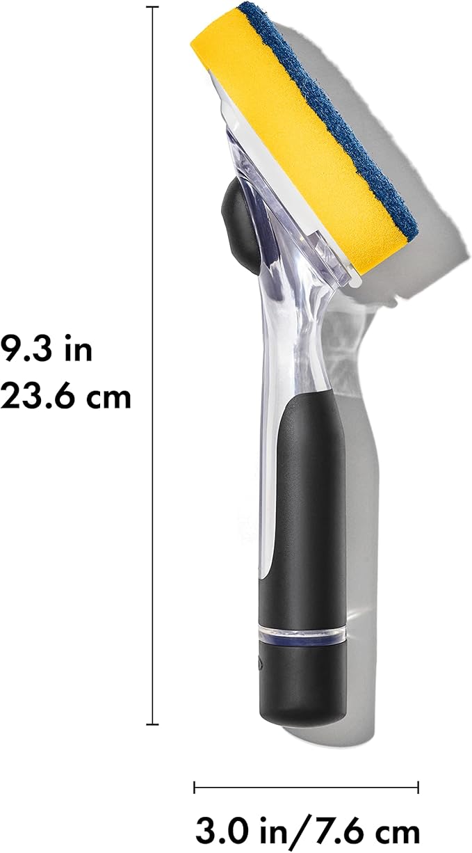 OXO New Good Grips Soap Dispensing Dish Scrub​ - Image 2