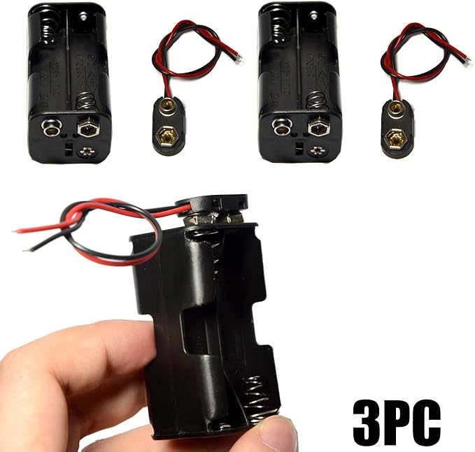 3 Pcs 4 x 1.5V AA Battery Holder Leads - Image 4