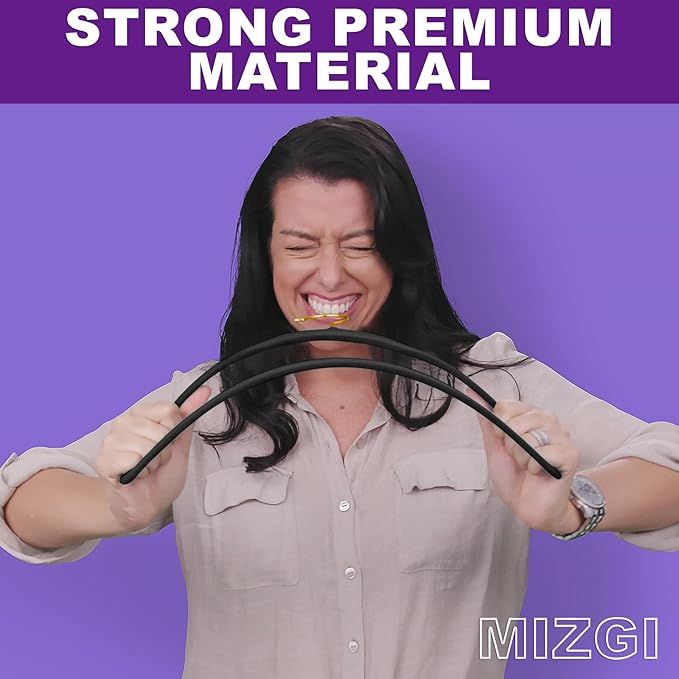 MIZGI Black Velvet Hangers 60 Pack, Premium Gold Clothes Hangers Non-Slip Felt - Image 3