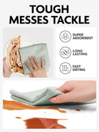 Fantasticlean Microfiber Cleaning Cloth Roll -75 pack, Tear Away Microfiber - Image 4