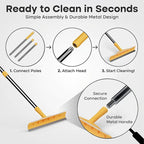 Carpet Rake for Pet Hair Removal – Reusable Cat & Dog Hair Remover Broom - Image 9