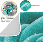 Super Absorbent Dish Drying Mat, Microfiber Fast-Drying Dish Mat, Kitchen Dish - Image 2