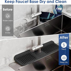 17.7 Inch Silicone Faucet Mat for Kitchen Sink Splash Guard - Image 6