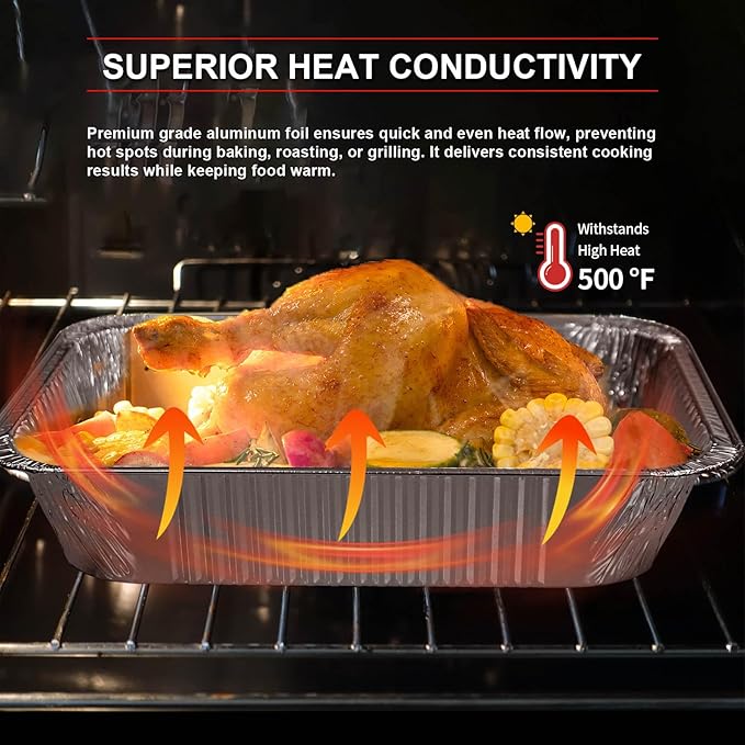 GrillChef Aluminum Foil Pans - Image 4