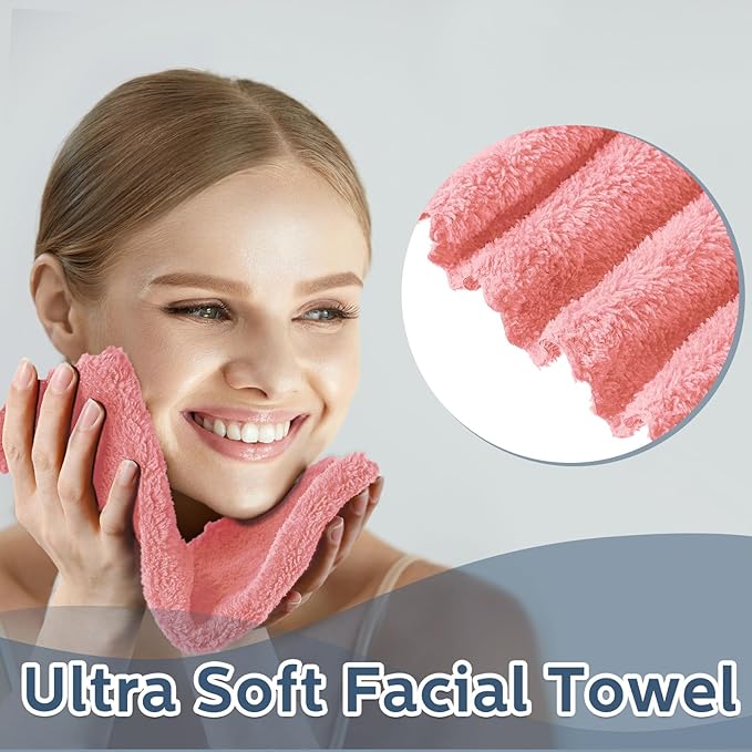Newwiee 100 Pcs Washcloths Bulk Quick Drying Bathroom Wash Clothes 12 x 12 Inch - Image 4