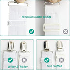 Bed Sheet Fasteners, Adjustable Mattress Suspenders, Mattress Cover Straps - Image 6