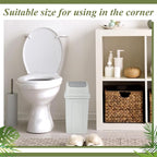 Sumind 2 Pcs 2.6 Gallon Bathroom Trash Can - Image 5