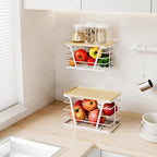 2 Pack Stackable Laundry Room Organization and Storage, Laundry Room Decor and - Image 7