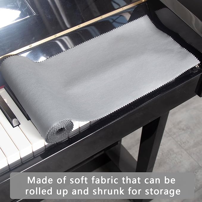 Piano Keyboard Anti-Dust Cover High Technology Fabric Key Cover Cloth Fit - Image 5