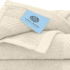 White Classic Luxury Cotton Washcloths 13x13 Inch - Image 5