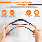 Plastic Hangers 10 Pack, Cascading Slim Space Saving Clothing Hangers - Image 5