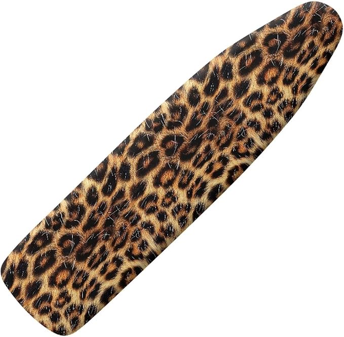 Leopard Print Ironing Board Cover and Pad 15 X 54 Thick Padding by Tongluoye