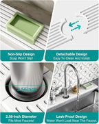 Stone Faucet Mat for Kitchen Sink, Diatomite Sink Protectors - Image 5