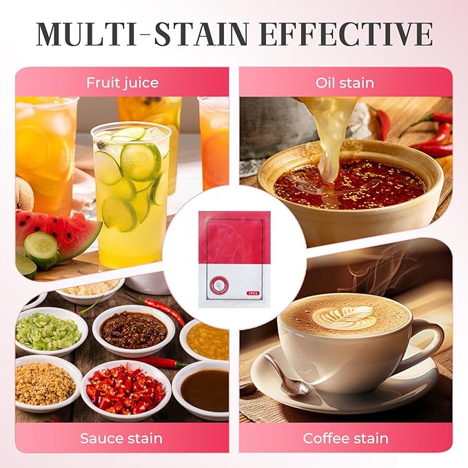 Stain Remover Wet Wipes, 2025 New Portable Clothing Stain Remover Wipes - Image 7
