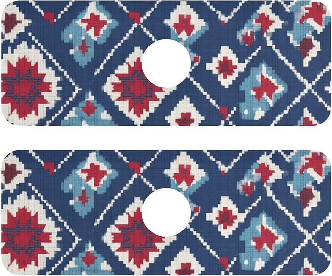 Kitchen Sink Splash Guard 2 PCS 14.7 Inch Sink Faucet Mat Splash Guard by Eyanle