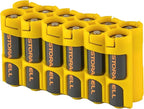 Storacell by Powerpax AA Battery Storage Caddy, Holds 12 Batteries by Storacell
