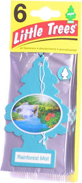 LITTLE TREES Cardboard Hanging Car, Home & Office Air Freshener, Rainforest Mist by LITTLETREES