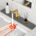 24'' Longer Faucet Mat for Kitchen Sink Stone Faucet Mat for Kitchen Sink by Snoquir