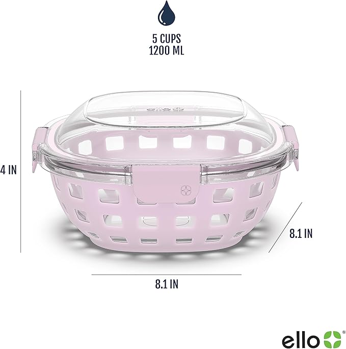 Ello Duraglass Meal Prep Container- Glass Food Storage Container - Image 4